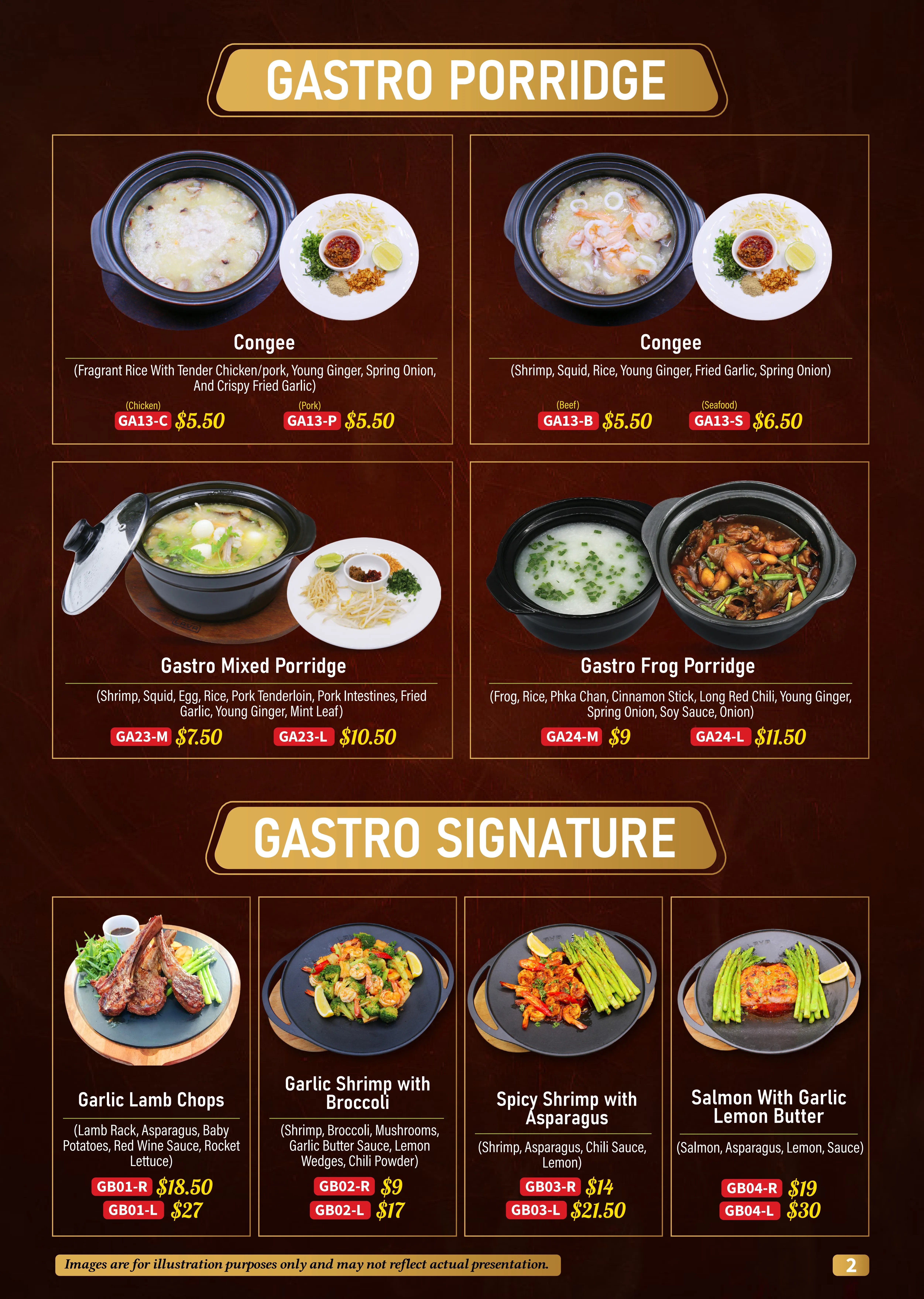 Breakfast Menu 1